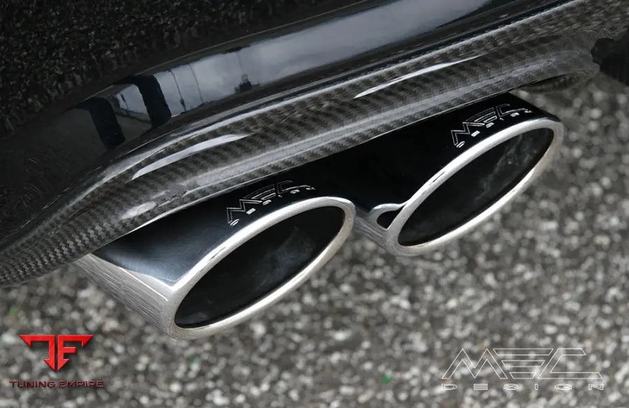 MEC Design Rear Muffler for W204, Pre-Facelift 4 Cylinder, Sedan