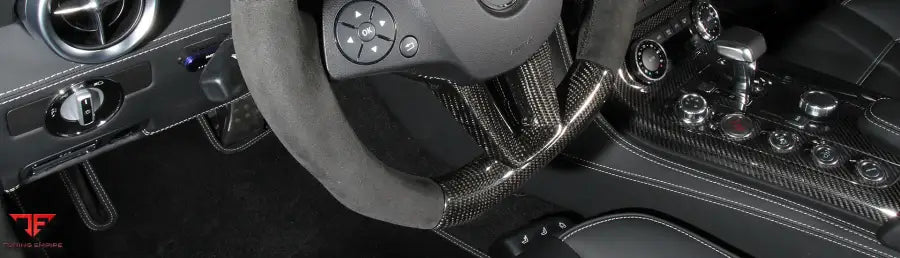 MEC Design W197 SLS Class Carbon Finish Trim from the storage compartment