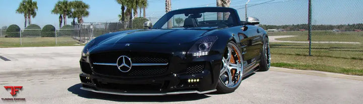 MEC Design W197 SLS Class Front lip spoiler, 2 piece