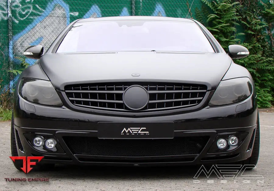 MEC Design W216 CL Class front bumper with mesh inset