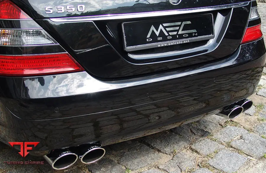 MEC Design W221 S Class Sports Rear Muffler (none AMG)