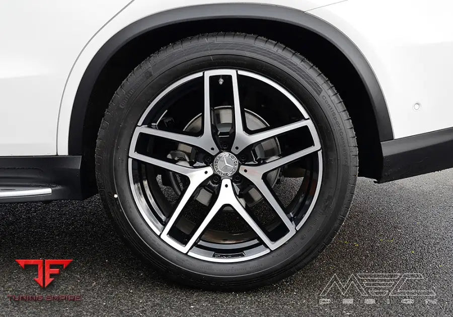 MEC Design wheel spacers set “Wide” black (black wheel spacer with black bolts)