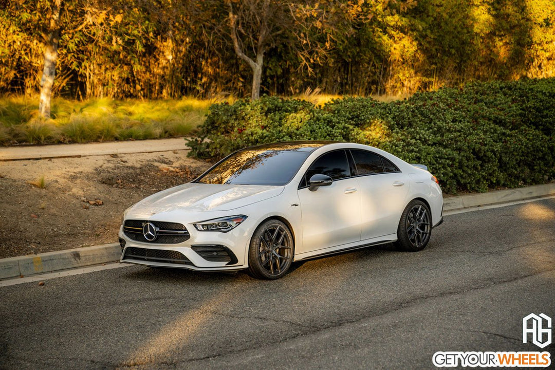 MERCEDES-AMG CLA 35 on custom forged wheels