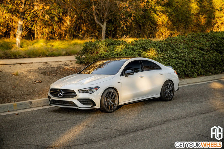 MERCEDES-AMG CLA 35 on custom forged wheels