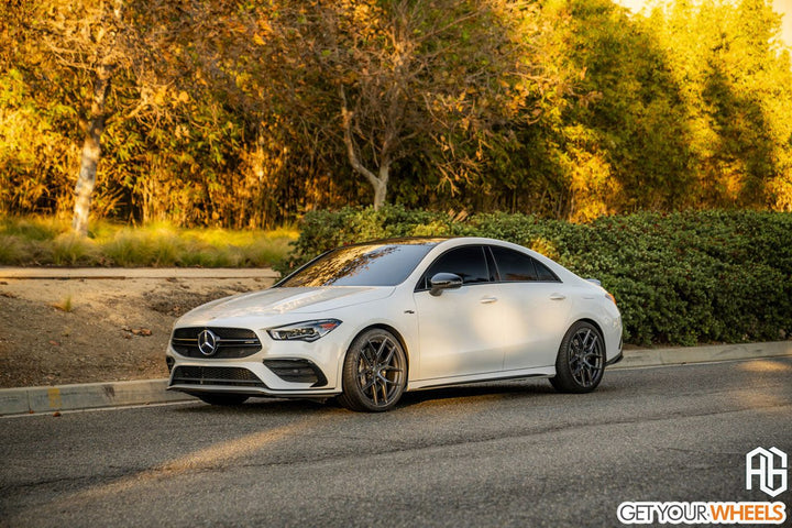 MERCEDES-AMG CLA 35 on custom forged wheels