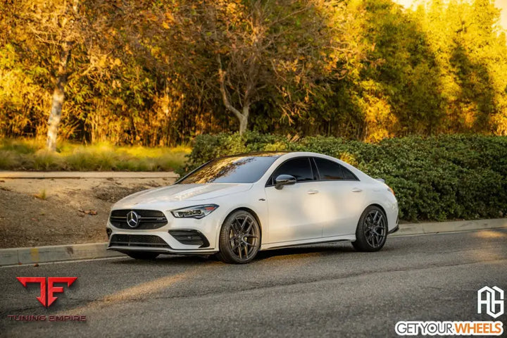 MERCEDES-AMG CLA 35 on custom forged wheels