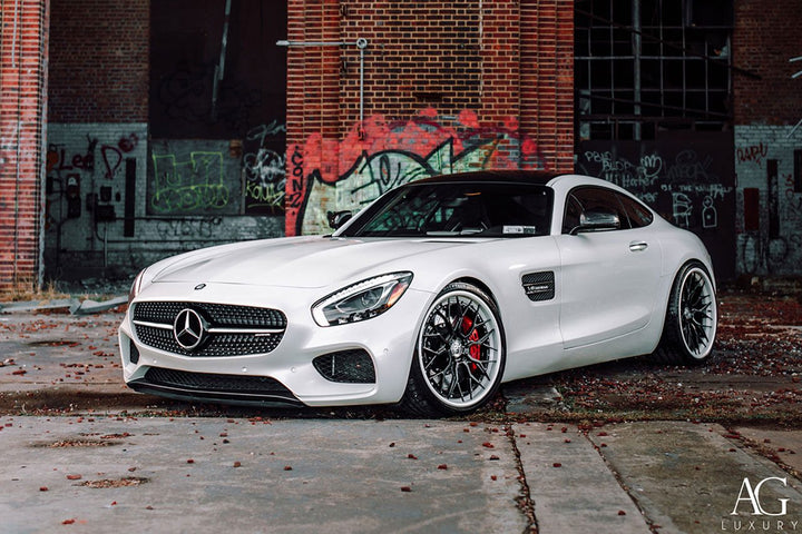 Mercedes-AMG GT on custom forged wheels