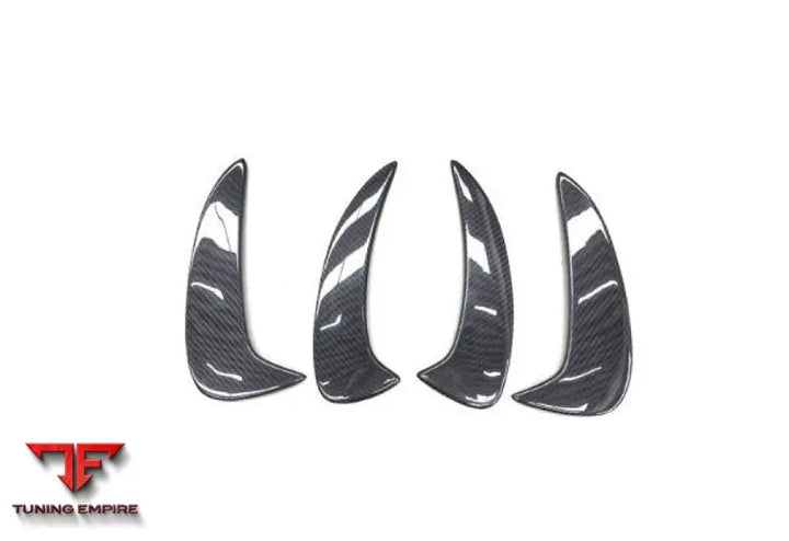 MERCEDES AMG GT63S C192 COUPE 2 DOORS CARBON FIBER BUMPER CANARDS AIR INTAKE OUTLET TRIM
