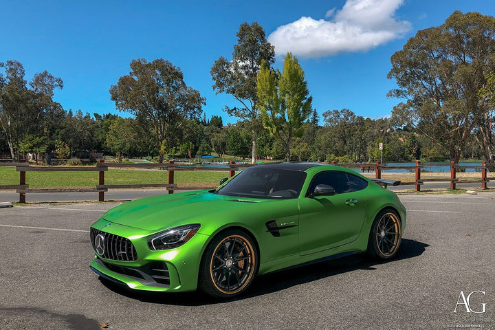 Mercedes-AMG GTR on custom forged wheels
