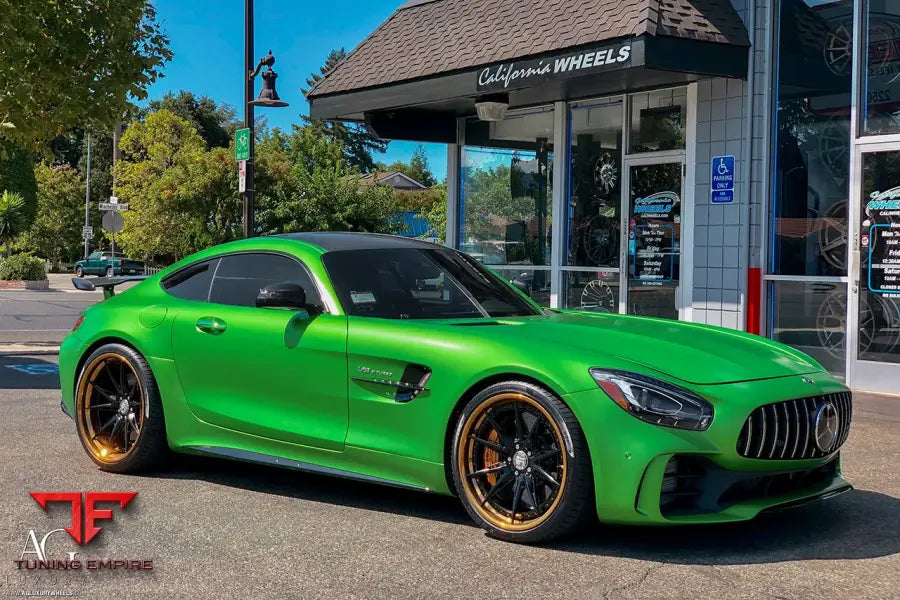 Mercedes-AMG GTR on custom forged wheels