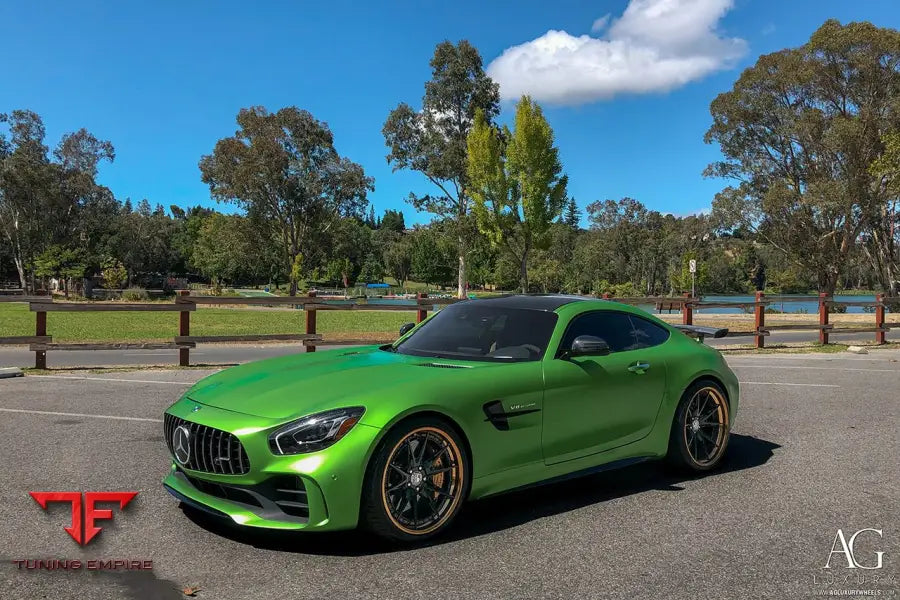 Mercedes-AMG GTR on custom forged wheels