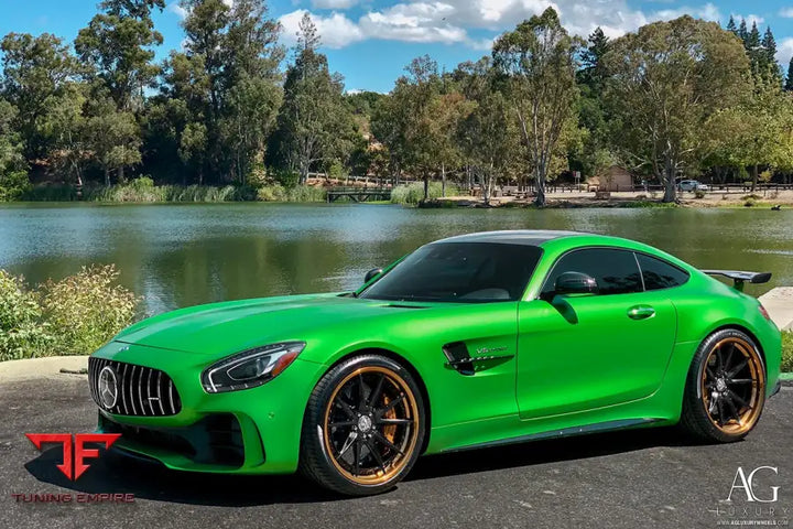 Mercedes-AMG GTR on custom forged wheels