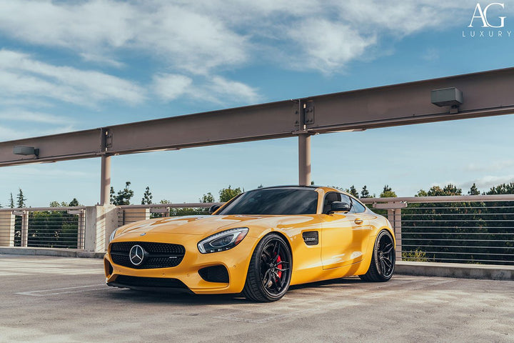 Mercedes-AMG GTS on custom forged wheels