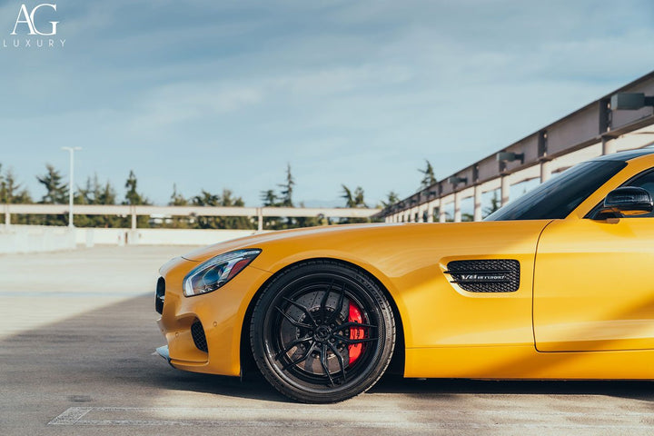 Mercedes-AMG GTS on custom forged wheels