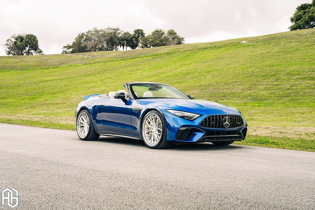 Mercedes-AMG SL55 on custom forged wheels