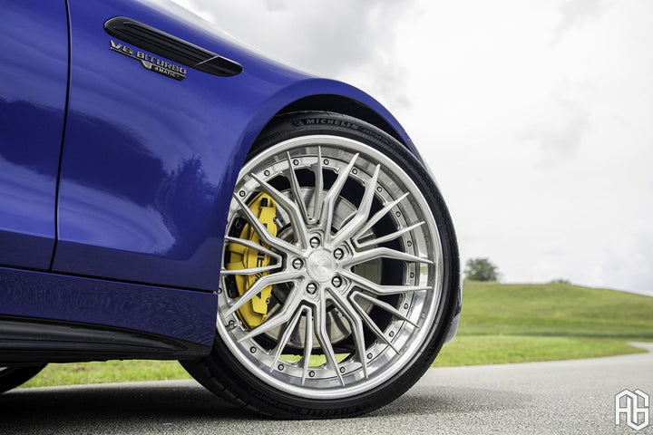 Mercedes-AMG SL55 on custom forged wheels