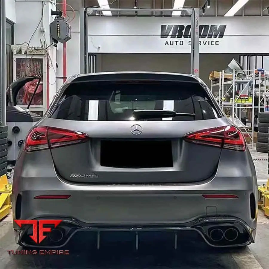 MERCEDES BENZ A CLASS W177 A35 SEDAN CARBON FIBER REAR SPOILER WING 2020-2024Y