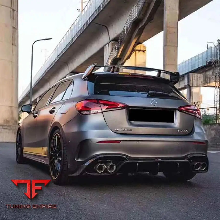 MERCEDES BENZ A CLASS W177 A35 SEDAN CARBON FIBER REAR SPOILER WING 2020-2024Y