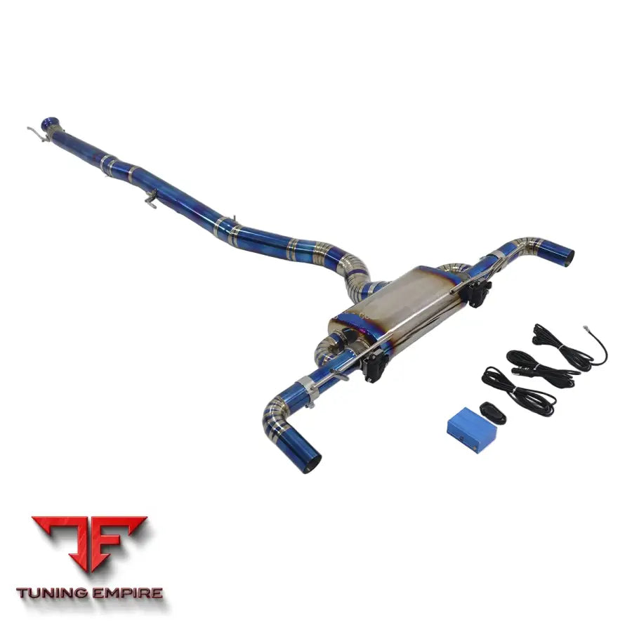 MERCEDES BENZ A-CLASS W177 A45S AMG 2.0T TITANIUM CATBACK RAZOR EXHAUST WITH MUFFLER VALVE