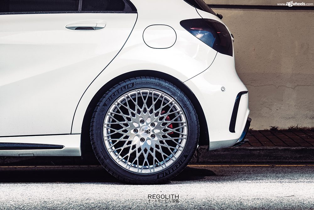 MERCEDES-BENZ A250 on custom forged wheels