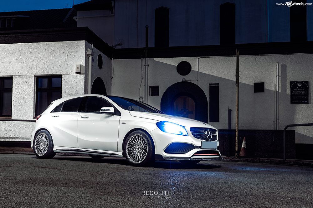 MERCEDES-BENZ A250 on custom forged wheels