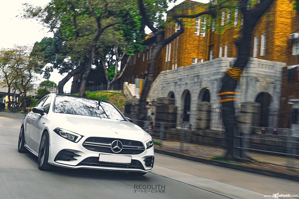 MERCEDES-BENZ A35 AMG on custom forged wheels