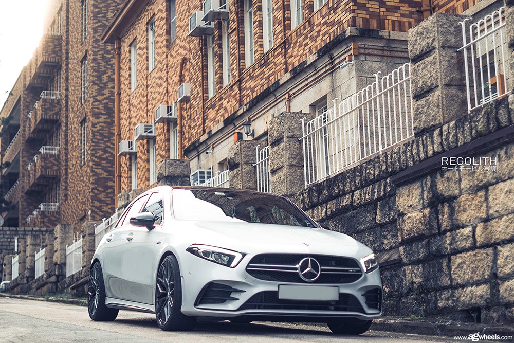 MERCEDES-BENZ A35 AMG on custom forged wheels