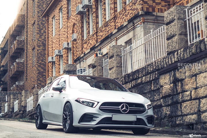 MERCEDES-BENZ A35 AMG on custom forged wheels