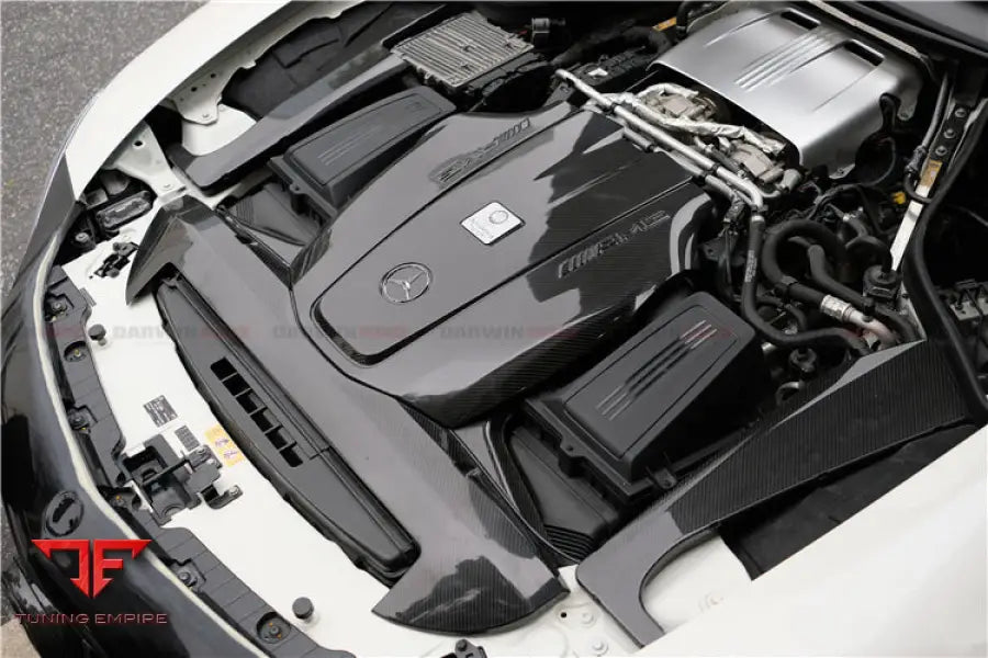 MERCEDES BENZ AMG GT & GTS AUTOCLAVE CARBON FIBER RADIATOR COVER REPALCEMENT BSD