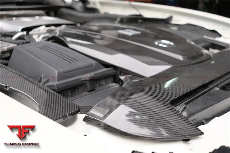 MERCEDES BENZ AMG GT & GTS AUTOCLAVE CARBON FIBER RADIATOR COVER REPALCEMENT BSD