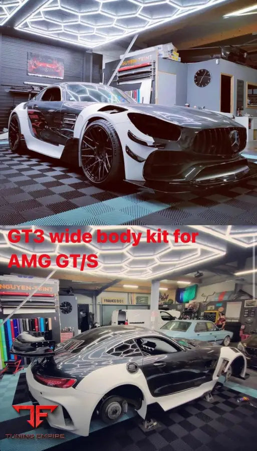 MERCEDES BENZ AMG GT GTS C190 UPGRADE TO GT3 STYLE 2015+