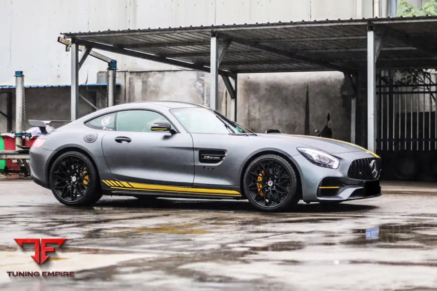 MERCEDES BENZ AMG GT & GTS CARBON FIBER SIDE SKIRTS SPLITTERS BSD