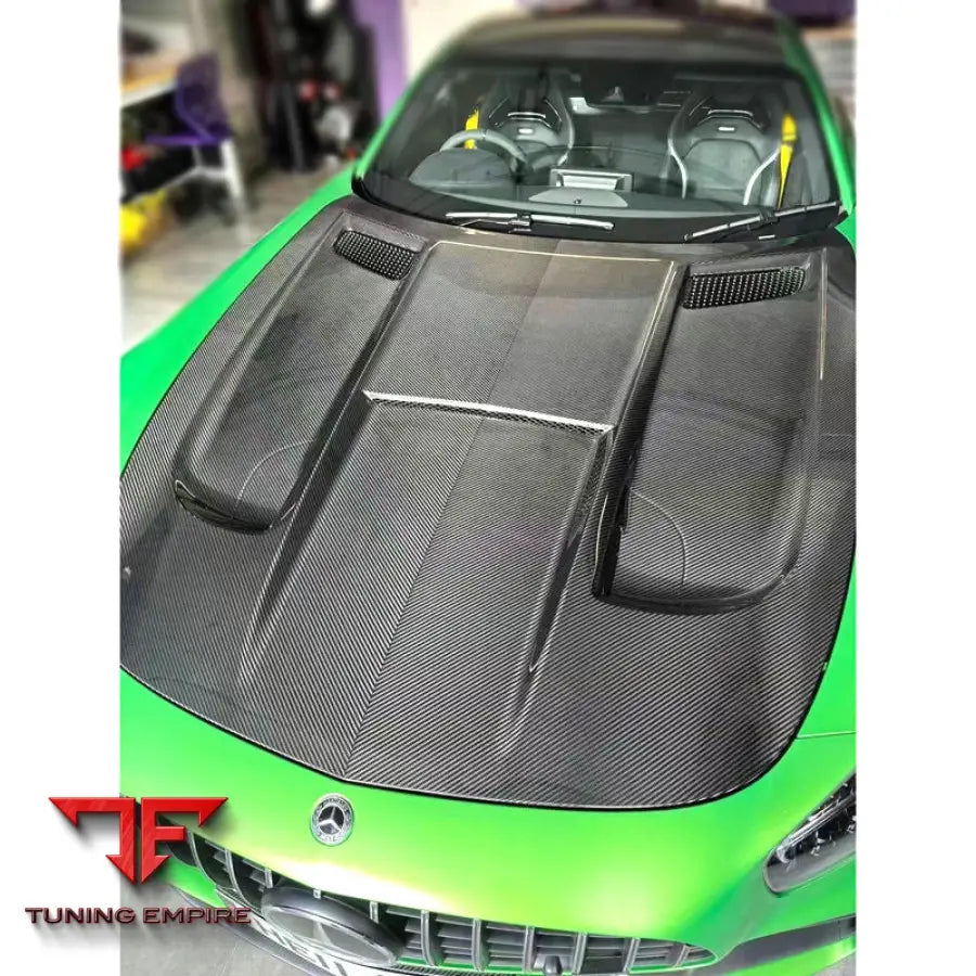 MERCEDES BENZ AMG GT GTS GTC CARBON FIBER FRONT BONNET HOOD