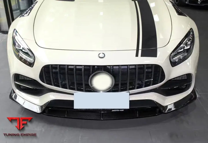 MERCEDES BENZ AMG GT GTS GTC CARBON FIBER FRONT BUMPER LIP