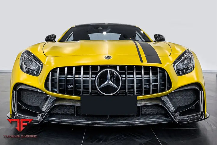 MERCEDES BENZ AMG GT GTS GTC IMP PERFORMANCE PARTIAL CARBON FIBER FRONT BUMPER BSD