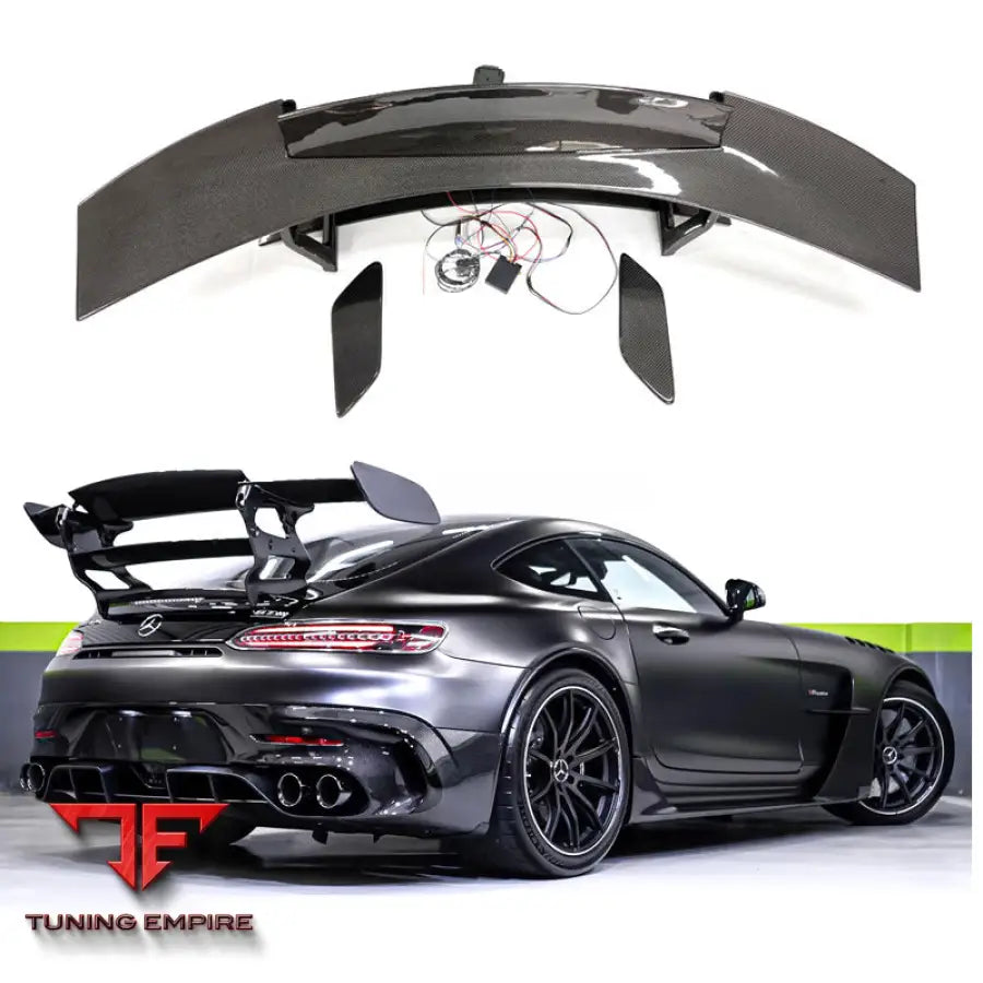 MERCEDES BENZ AMG GT/GTS GTR C190 CARBON FIBER REAR SPOILER WING