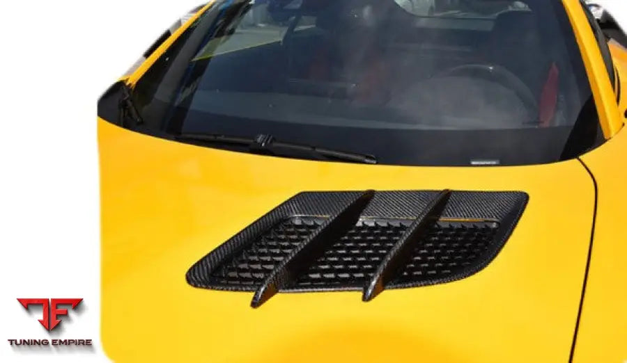 MERCEDES BENZ AMG GT GTS GTR CARBON FIBER ENGINE HOOD COVER VENTS