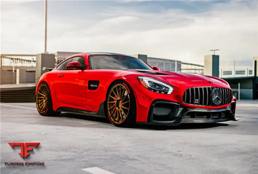 MERCEDES BENZ AMG GT GTS IMP PERFORMANCE PARTIAL CARBON FIBER SIDE SKIRTS BSD