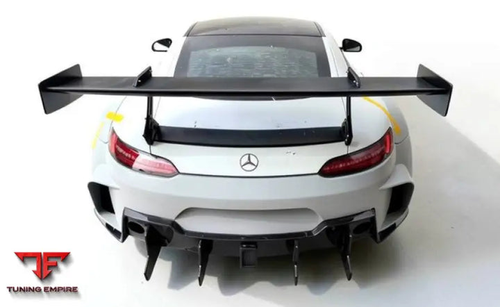 MERCEDES BENZ AMG GT GTS UPGRADE TO GT3 STYLE CARBON FIBER REAR SPOILER WING