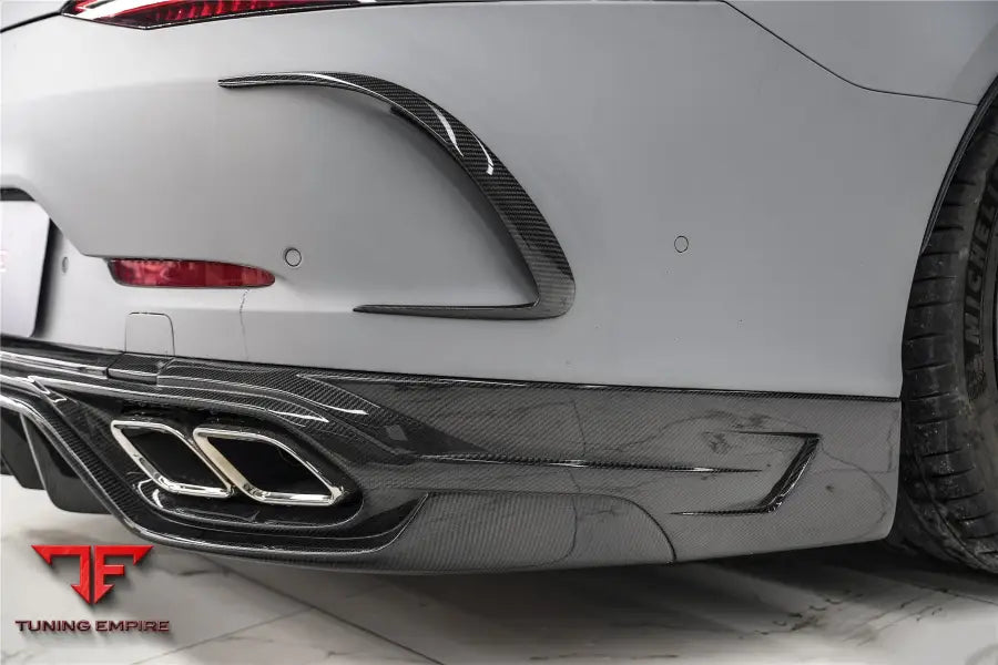 MERCEDES BENZ AMG GT50/GT53/GT43 4DOOR COUPE X290 IMP PERFORMANCE REAR BUMPER CANARDS BSD