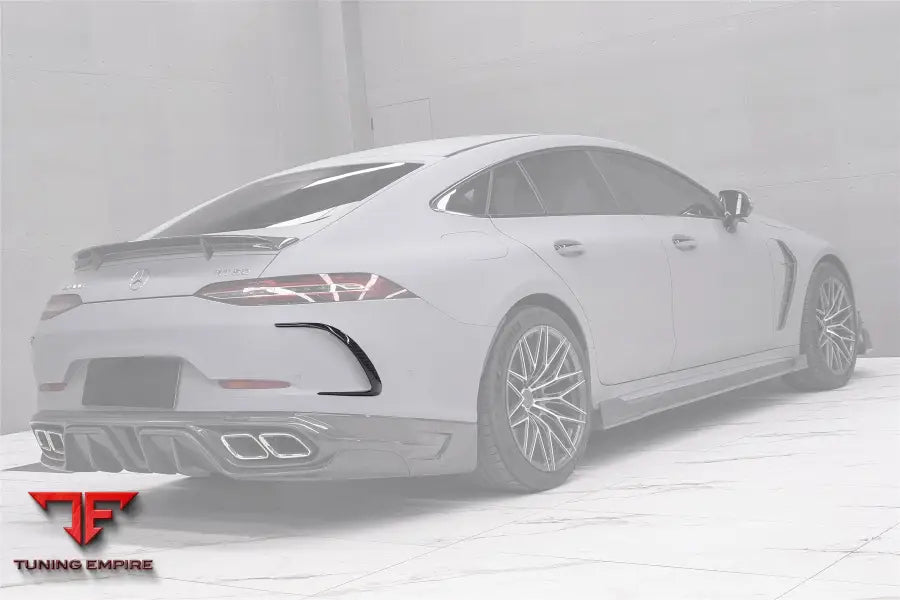 MERCEDES BENZ AMG GT50/GT53/GT43 4DOOR COUPE X290 IMP PERFORMANCE REAR BUMPER CANARDS BSD