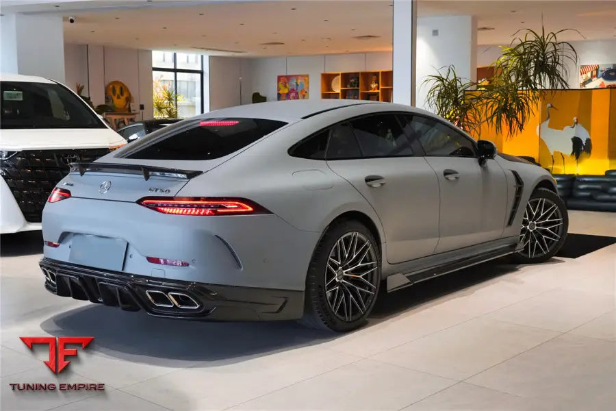 MERCEDES BENZ AMG GT50/GT53/GT43 4DOOR COUPE X290 IMP PERFORMANCE REAR DIFFUSER WITH EXHAUST TIPS BSD