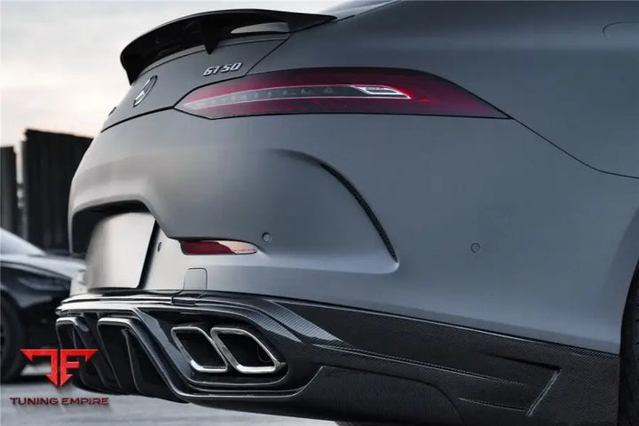 MERCEDES BENZ AMG GT50/GT53/GT43 4DOOR COUPE X290 IMP PERFORMANCE REAR DIFFUSER WITH EXHAUST TIPS BSD