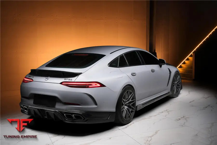 MERCEDES BENZ AMG GT50/GT53/GT43 4DOOR COUPE X290 IMP PERFORMANCE REAR DIFFUSER WITH EXHAUST TIPS BSD
