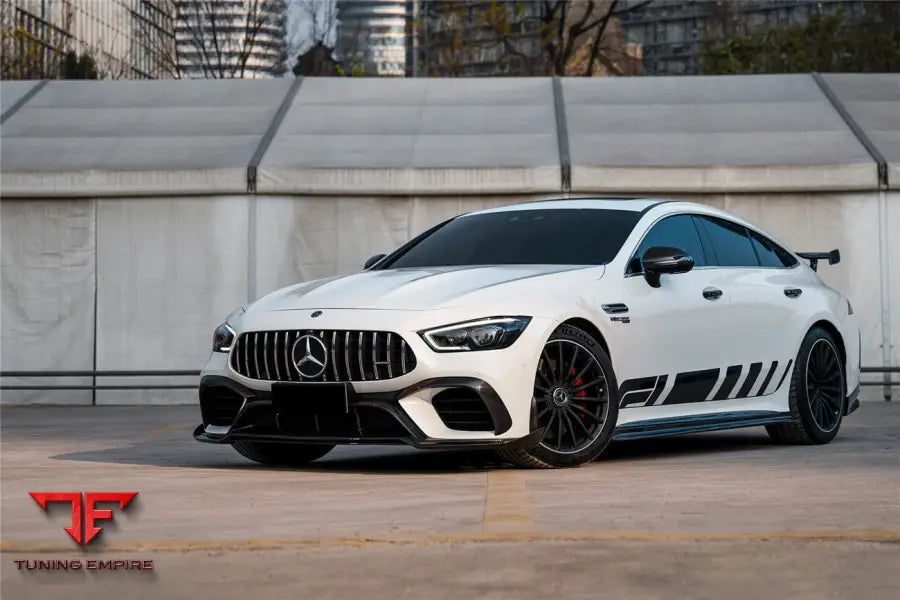 MERCEDES BENZ AMG GT63 S 4DOOR COUPE X290 CARBON FIBER FRONT BUMPER VENTS CANARDS BSD