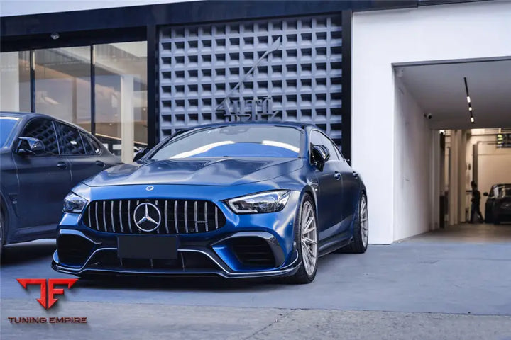 MERCEDES BENZ AMG GT63 S 4DOOR COUPE X290 CARBON FIBER FRONT BUMPER VENTS CANARDS BSD