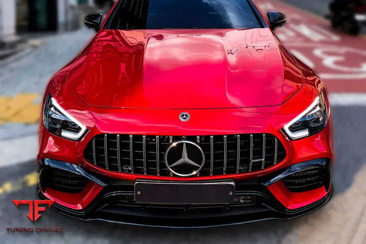 MERCEDES BENZ AMG GT63 S 4DOOR COUPE X290 CARBON FIBER FRONT BUMPER VENTS CANARDS BSD