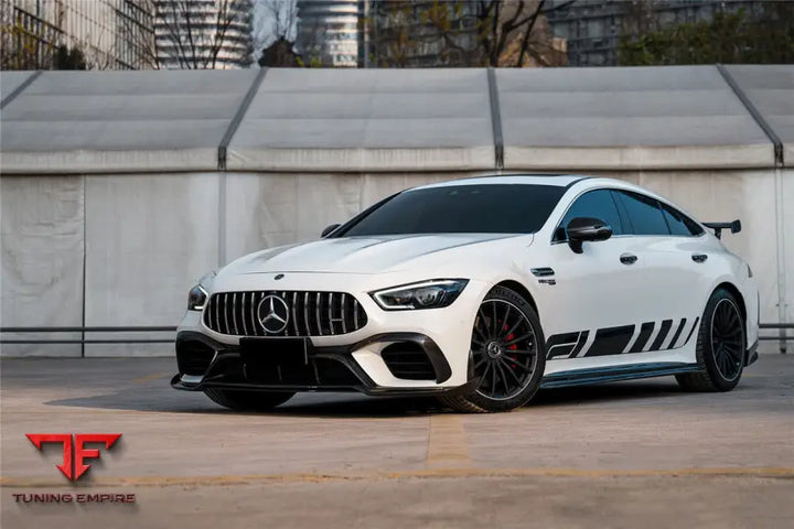 MERCEDES BENZ AMG GT63 S 4DOOR COUPE X290 CARBON FIBER FRONT BUMPER VENTS CANARDS BSD