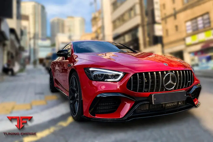 MERCEDES BENZ AMG GT63 S 4DOOR COUPE X290 CARBON FIBER FRONT BUMPER VENTS CANARDS BSD