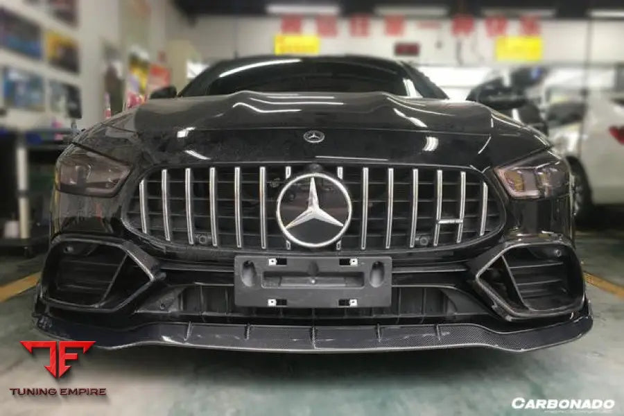 MERCEDES BENZ AMG GT63S 4DOOR COUPE X290 BRS STYLE CARBON FIBER FRONT BUMPER VENTS BSD